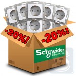 Розетки с зк без рамок Schneider Asfora  EPH2970121*10